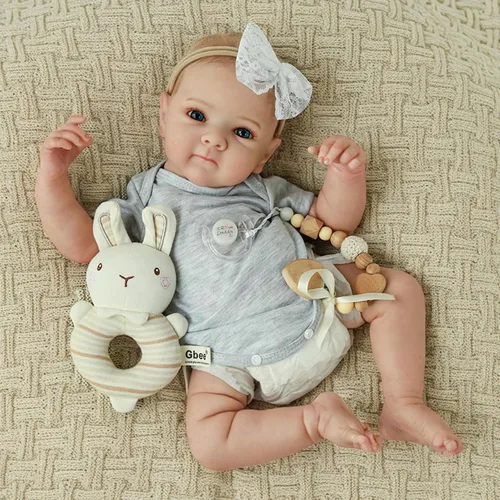 Miniatura 5 de WOOROY Muñecas realistas de bebé Reborn – 20 pulgadas de silicona realista bebé niña con cuerpo de vinilo completo, muñeca de bebé recién nacida