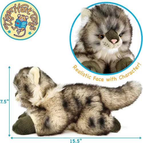 Miniatura 4 de TigerHart Ricky The Maine Coon - Peluche de 16 pulgadas