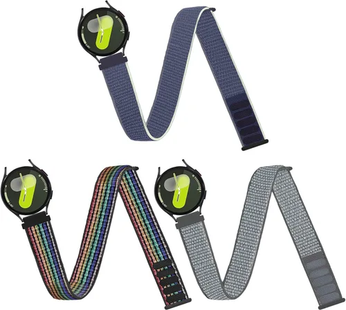 Miniatura 26 de Correa deportiva de 0.787 in para tobillo/brazo compatible con Samsung Galaxy Watch 7/6/5/4/FE de 1.732 in 1.575 in/Watch 5 Pro/Galaxy Watch 6