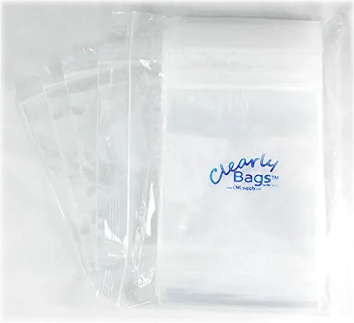 Miniatura 2 de ClearlyBags Bolsa de almacenamiento de plástico con cierre de 8 "x 10" 6 mil transparente Zip Lock Pk/100 8x10