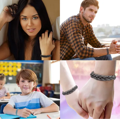 Miniatura 5 de Pulsera de cuero genuina, difusor de aceites esenciales