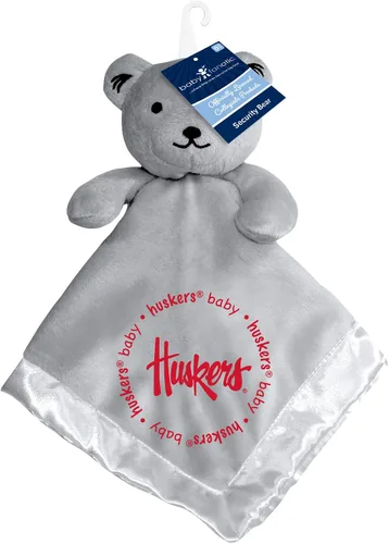 Miniatura 9 de Baby Fanatic Oso de seguridad gris - NCAA - Con licencia oficial Snuggle Buddy