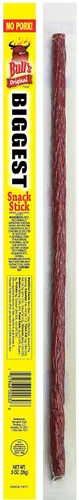 Miniatura 5 de Bull's Palitos de aperitivos originales de 0.9 onzas, caja de 24 unidades (hechos con carne de res y pollo, sin cerdo)