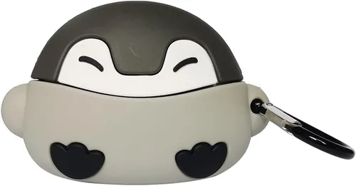 Funda compatible con Airpod Pro 2019 Gen Penguin, silicona Kawaii divertida linda caricatura 3D diseño animal elegante para hombres y mujeres, funda