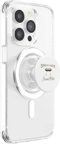 Miniatura 3 de Elegante diseño Espresso Martini Social Club para despedida de soltera PopSockets MagSafe PopGrip para iPhone