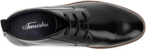 Miniatura 4 de Temeshu Botas Chukka de punta redonda para hombre botas de vestir clásicas con cordones MS17