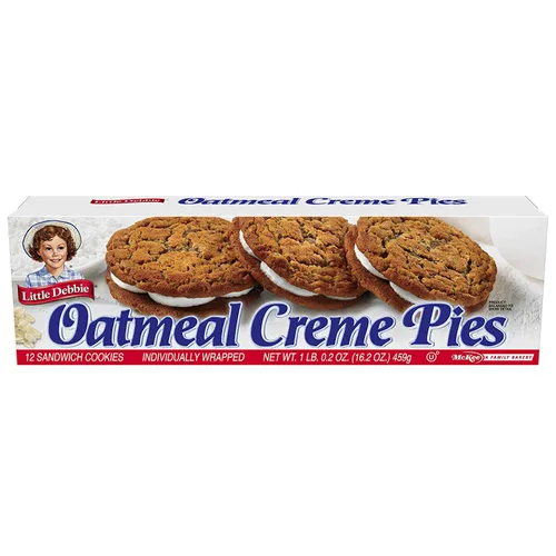 Miniatura 4 de Little Debbie Pastel de crema de avena caja de 12 unidades (2 cajas) 16.2 onzas
