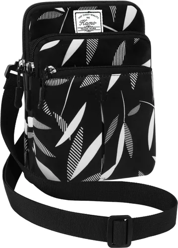 Miniatura 14 de Kamo Bolso Multifuncional para Teléfono de Un Solo Hombro, Bolso de Cintura para Teléfono, Bolso Diagonal Cruzado, Estuche para Teléfono Inteligente