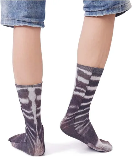 Miniatura 4 de Divertidos calcetines de patas de animales, calcetines novedosos locos 3D de pata de gato y perro, calcetines de Navidad para mujeres y hombres