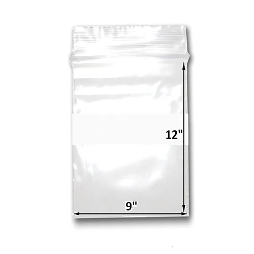Miniatura 19 de 200 bolsas de plástico transparente de 6 x 9 pulgadas, bolsas de polietileno con cierre resellable de 2 mil con cierre resellable Claro
