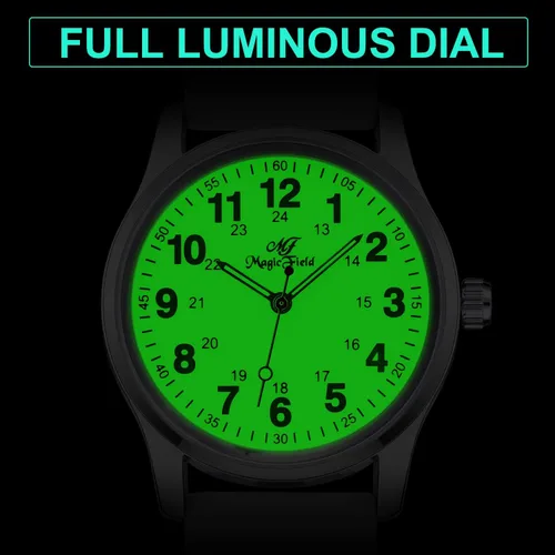 Miniatura 5 de ManChDa Nurse Watch Nursing Watch Medical Analog Watches for Women Waterproof Watch with Second Hand Easy to Read Watch Military Time Watch Luminous