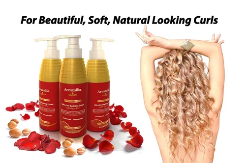 Miniatura 4 de Crema de ultra definición para rizos, con aceite de argán por arvazallia para cabello ondulado y rizado