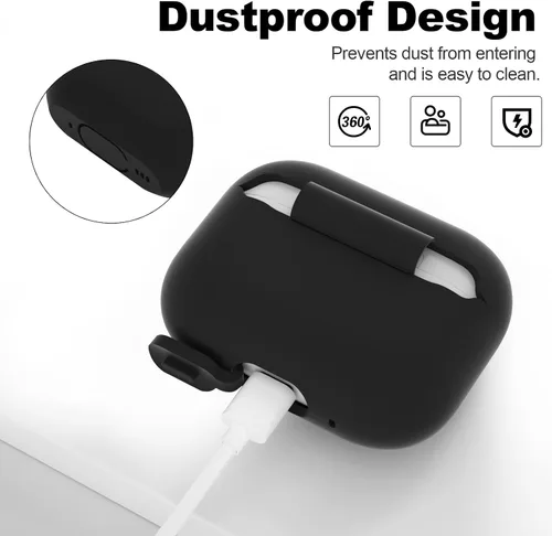 Miniatura 4 de Funda para AirPods Pro de 2ª generación (2022), accesorios de protección de silicona suave para hombres, mujeres, niños y niñas, para Apple AirPods