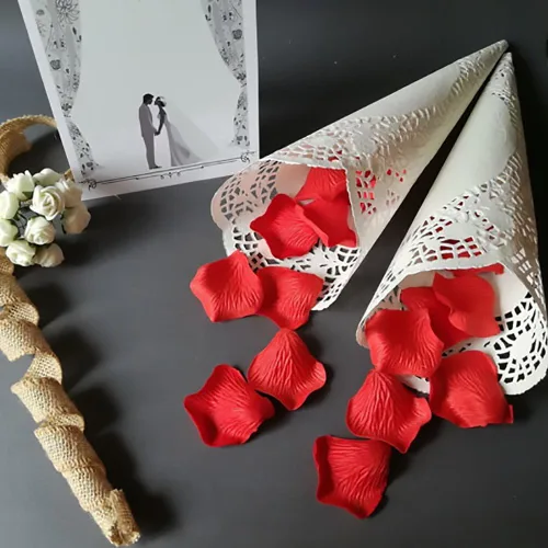 Miniatura 6 de DECORA - Tapones redondos de papel de encaje blanco de 3.5 pulgadas para decoración de vajilla de boda, paquete de 100