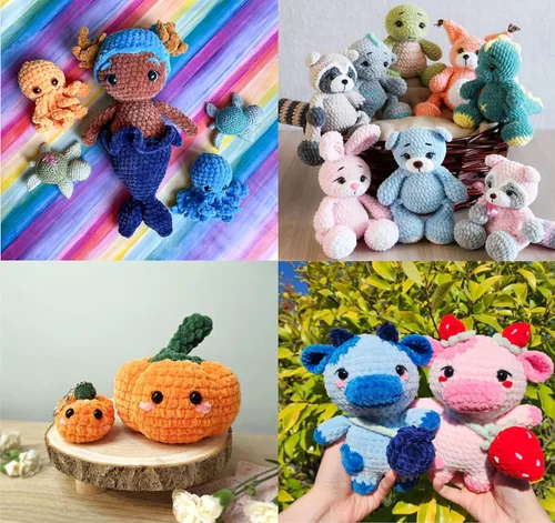 Miniatura 6 de Hilado de chenilla de terciopelo para amigurumi y punto de crochet súper voluminoso 100 gr (69,0 m) (Grosor del hilo 8 mm) (Verde espárrago) 1