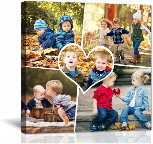 Miniatura 9 de LZIMU Regalos personalizados para el Día del Padre, lienzo impreso con tus fotos, lienzo personalizado para pared, regalos únicos de cumpleaños