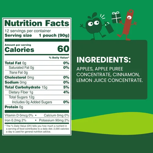 Miniatura 3 de Puré de manzana GoGo squeeZ -Applesauce On The Go, sachets de 3.2 oz, 12