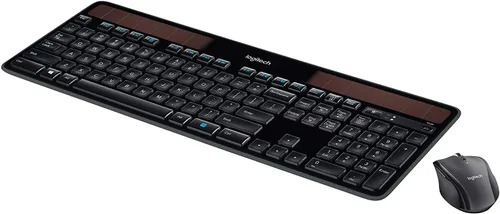 Miniatura 3 de Logitech Teclado solar inalámbrico K750 negro para Windows Teclado de recarga solar (con ratón)