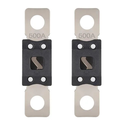 VEXUNGA Mega Fuse 500A MEGA/AMG/ANM Fusible de tornillo de 500 amperios 500 amperios de tira de alta corriente atornillados fusibles para