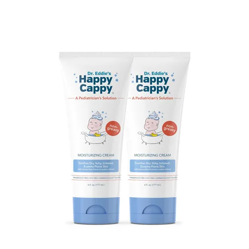 Miniatura 12 de Crema hidratante Happy Cappy – Crema para bebés con tendencia al eccema, loción para piel seca para bebés, niños pequeños y niños, formulada por