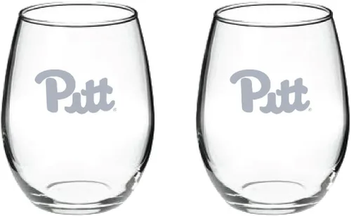 Miniatura 19 de RFSJ Juego de 2 copas de vino o bebidas con logotipo de Satin Frost (Harvard)