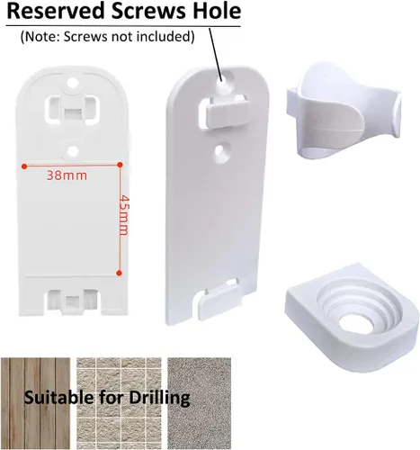 Miniatura 5 de Porta cepillos de dientes eléctricos para baño, organizador de cepillos de dientes eléctricos, almacenamiento de cepillos de dientes para baño