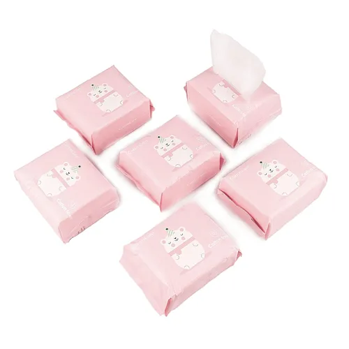Miniatura 8 de Toallitas secas para bebés, 100% algodón, pañuelos de algodón de limpieza seca, piel sensible del bebé, cuidado de la piel del bebé, 7.9 x 4.7