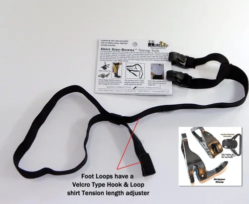 Miniatura 10 de La camisa de vestir Hold-Ups® Stay-downs se mantiene con clips antideslizantes patentados en Estados Unidos