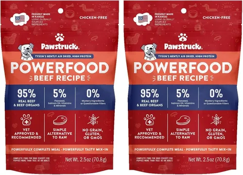 Miniatura 16 de Pawstruck Alimento para perros secado al aire con carne de res real, sin granos, fabricado en Estados Unidos, sin OMG y recomendado por