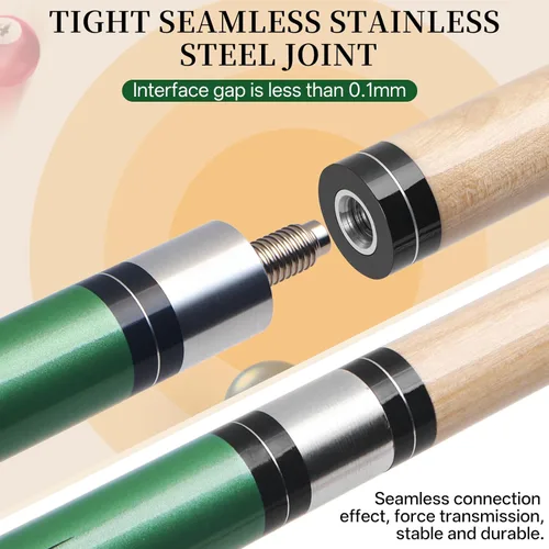 Miniatura 4 de Kmise Pool Cue Stick Set,4 Colors Canadian Maple Cue,Pool Sticks for Adults,Tacos de Billar 18 19 20 21oz for Beginner