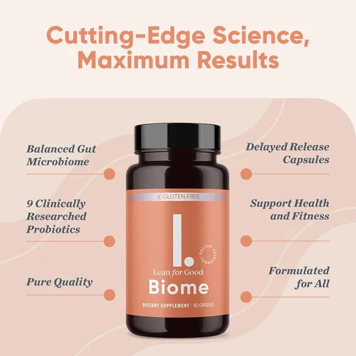 Miniatura 4 de Biome, fórmula probiótica de 9 cepas, apoya un microbioma intestinal equilibrado, potentes probióticos intestinales con fitosoma Greenselect - 60