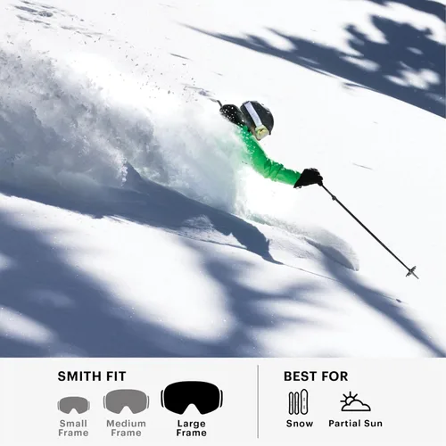 Miniatura 4 de SMITH I/O MAG Gafas de nieve – Gafas de esquí y snowboard para adultos con lente solar + lente intercambiable – para hombres y mujeres