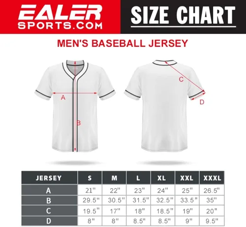 Miniatura 7 de EALER BJ80 Series - Camiseta de béisbol para hombre, con botones, manga corta, hipster, hip hop, uniformes deportivos