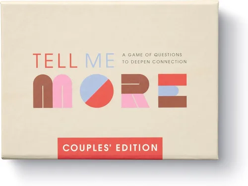 Cuéntame más: Edición para parejas – Un juego para iniciar la conversación en una noche de cita compuesto por 52 preguntas para profundizar la