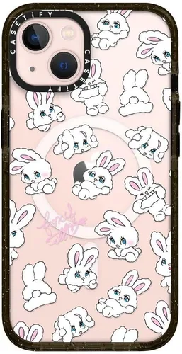 Miniatura 321 de Funda Impact de CASETiFY para iPhone 13 Pro Max con Magsafe - Estuche Claro Cuento de Invierno - Claro Negro Estuche transparente Winter Tale