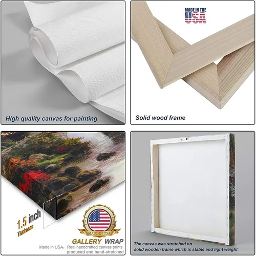 Miniatura 6 de Looife Impresiones en lienzo personalizadas de 40 x 20 pulgadas con tu foto, arte de pared personalizado con tu foto sobre lienzo