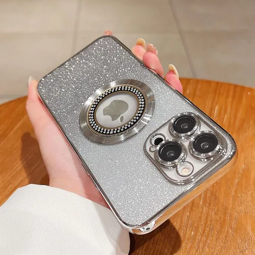 Miniatura 89 de Misscase Funda magnética con purpurina para iPhone 11 compatible con MagSafe, protección completa, delgada, a prueba de golpes, antiarañazos