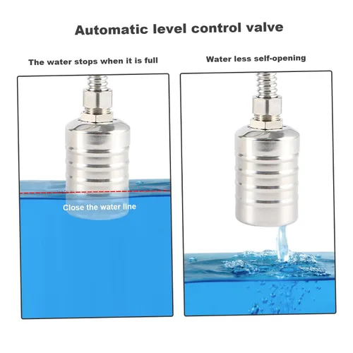 Miniatura 8 de Válvula automática de control de nivel de agua Válvula de flotador de control de nivel de agua de acero inoxidable de 1/4 pulgadas Válvula