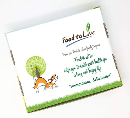 Miniatura 5 de Food to Live - Ingredientes orgánicos para hornear en una caja de regalo. Un paquete variado de harina de coco orgánica, harina de chía, azúcar