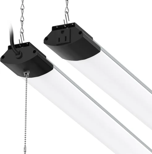 Miniatura 21 de Barrina BS84 Luz LED para Taller de Garaje, 10000LM, 84W, 4 pies, 6500K Luminaria Enlazable para Taller, Sótano, Colgante o Montaje al Ras