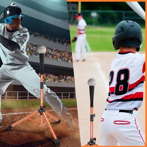 Miniatura 6 de Eastgoing - Tee portátil de viaje para béisbol y sóftbol de alta resistencia. Altura ajustable Portátil Plegable. Tee de bateo de béisbol