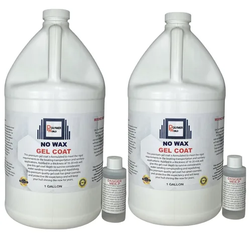 Miniatura 8 de Gelcoat blanco de 1 galón sin cera - Capa de gel isoftálico NPG de fibra de vidrio, sellador y restaurador de reparación de barcos marinos - Base