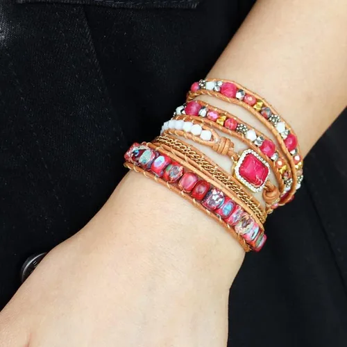 Miniatura 4 de YGLINE - Impresionante colección de pulseras de cuero hechas a mano
