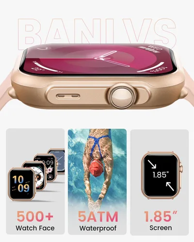 Miniatura 7 de Fitness Smart Watches for Women Men 1.85" Smart Watch with 30 Days+ Battery Life MakeRecive Call Heart Rate SpO2 Sleep Monitor 120+ Sport IP68
