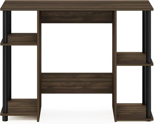 Miniatura 6 de Furinno Jaya - Escritorio de estudio para computadora, americano/acero inoxidable