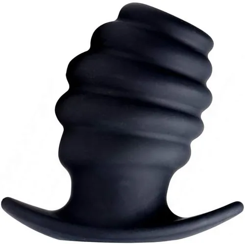 Master Series Hive Ass Tunnel - Tapón anal hueco de silicona, tamaño mediano (paquete de 1)