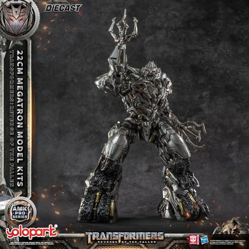 Miniatura 8 de YOLOPARK Megatron Transformers Juguetes Revenge of The Fallen Figura de Acción - Versión Fundida, Serie AMK PRO 8.66 Pulgadas Kit