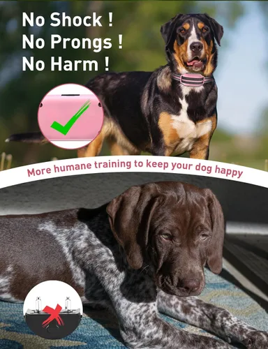 Miniatura 2 de Collar de Entrenamiento para Perros sin Choque, Collar de Perro con Pitido y Vibración con Control Remoto 853M, Collar de Vibración para Perros