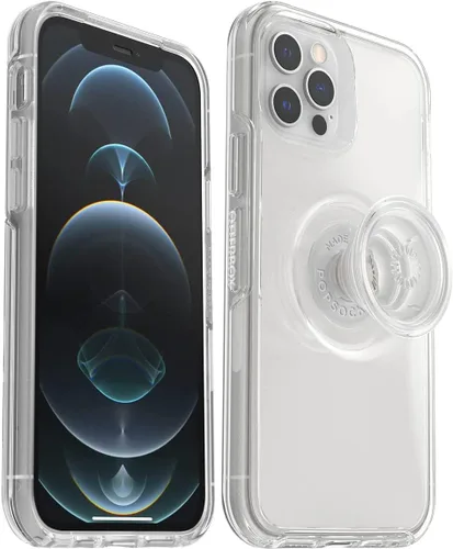 Miniatura 8 de OtterBox + Funda Pop Symmetry Series para iPhone 12 y iPhone 12 Pro (solamente) - Embalaje no minorista - Berry Flow
