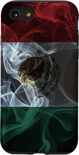 Miniatura 17 de iPhone 11 Smoky Mexico Flag - Funda de orgullo mexicano estilo humo